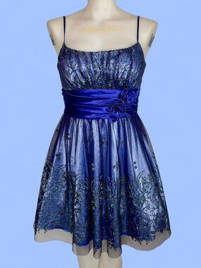 Windsor blue purple fairy formal mini party dress, perfect for special occasions